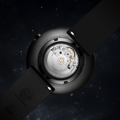 CIGA design x Label Noir Automatic Watch Blue Planet II · Black Star Edition