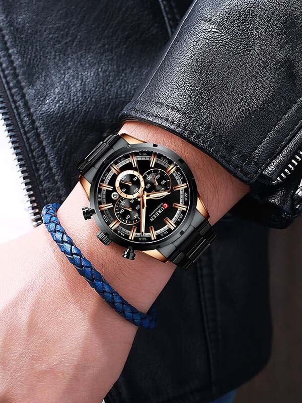 CURREN 8355 Men's Stainless Steel Watch