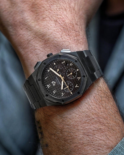 Royal Chronograph Black Edition Silver – Exclusive Collection