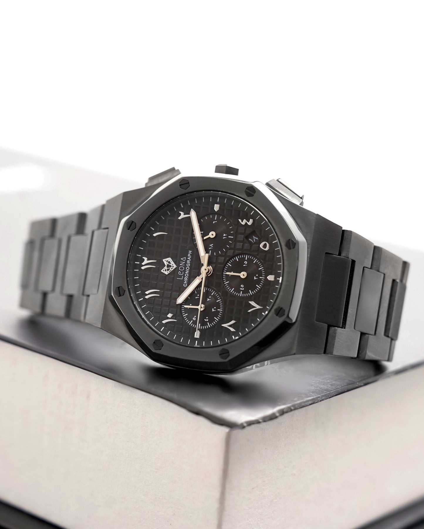 Royal Chronograph Black Edition Silver – Exclusive Collection