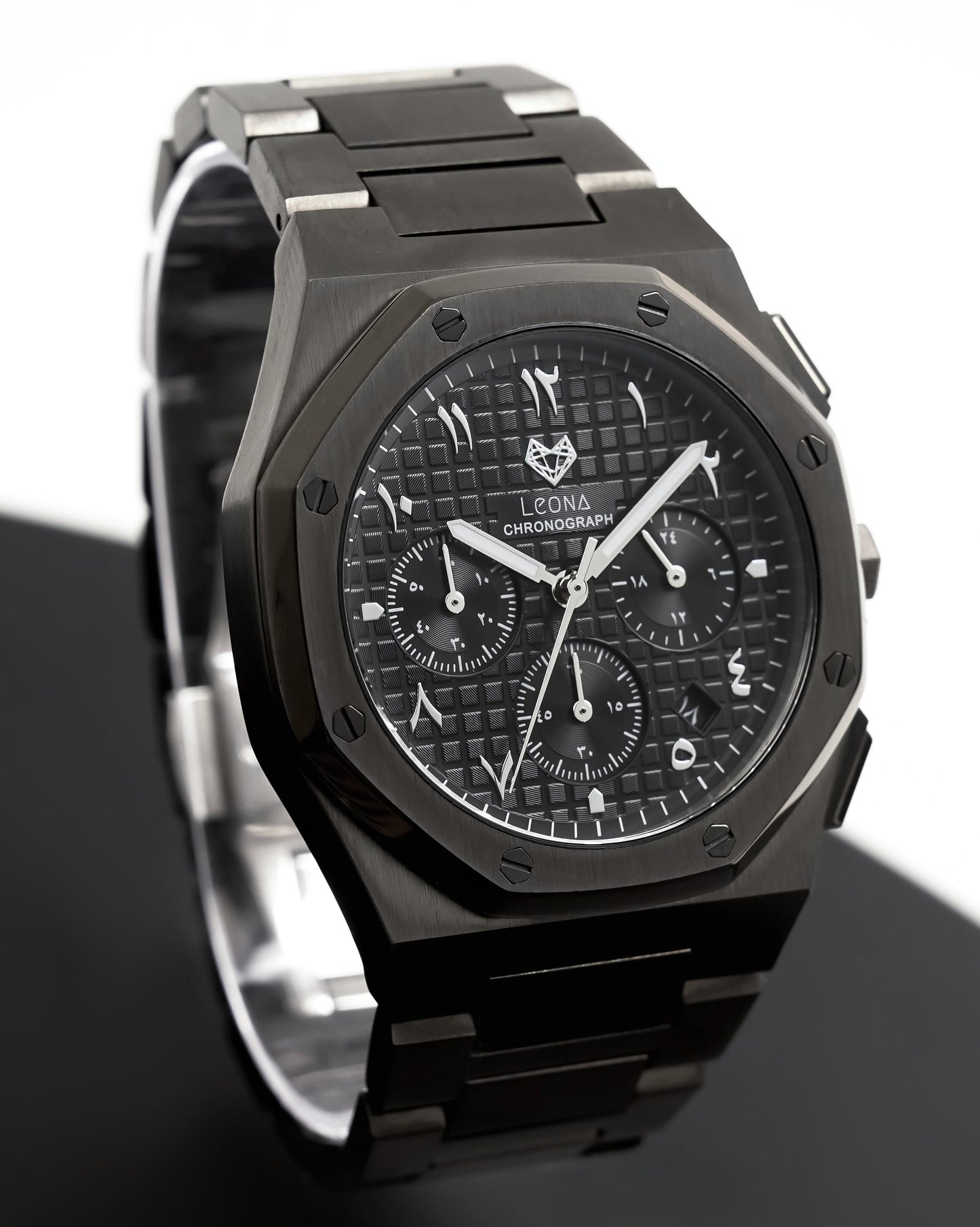 Royal Chronograph Black Edition Silver – Exclusive Collection