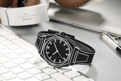 Sports Fashion Quartz Minimalist Black | White Anime Series Design