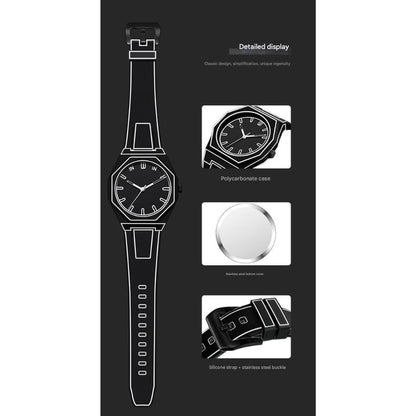 Sports Fashion Quartz Minimalist Black | White Anime Series Design