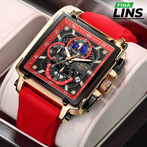 Lige Hourman - Men's Waterproof Wristwatch