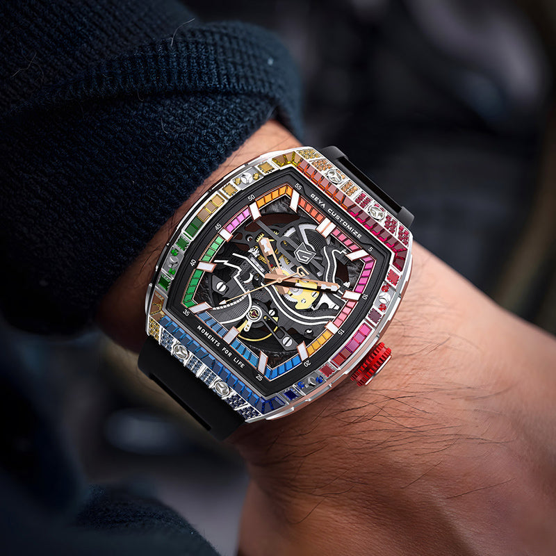 Rainbow Zircon Series - Automatic Watch G78138