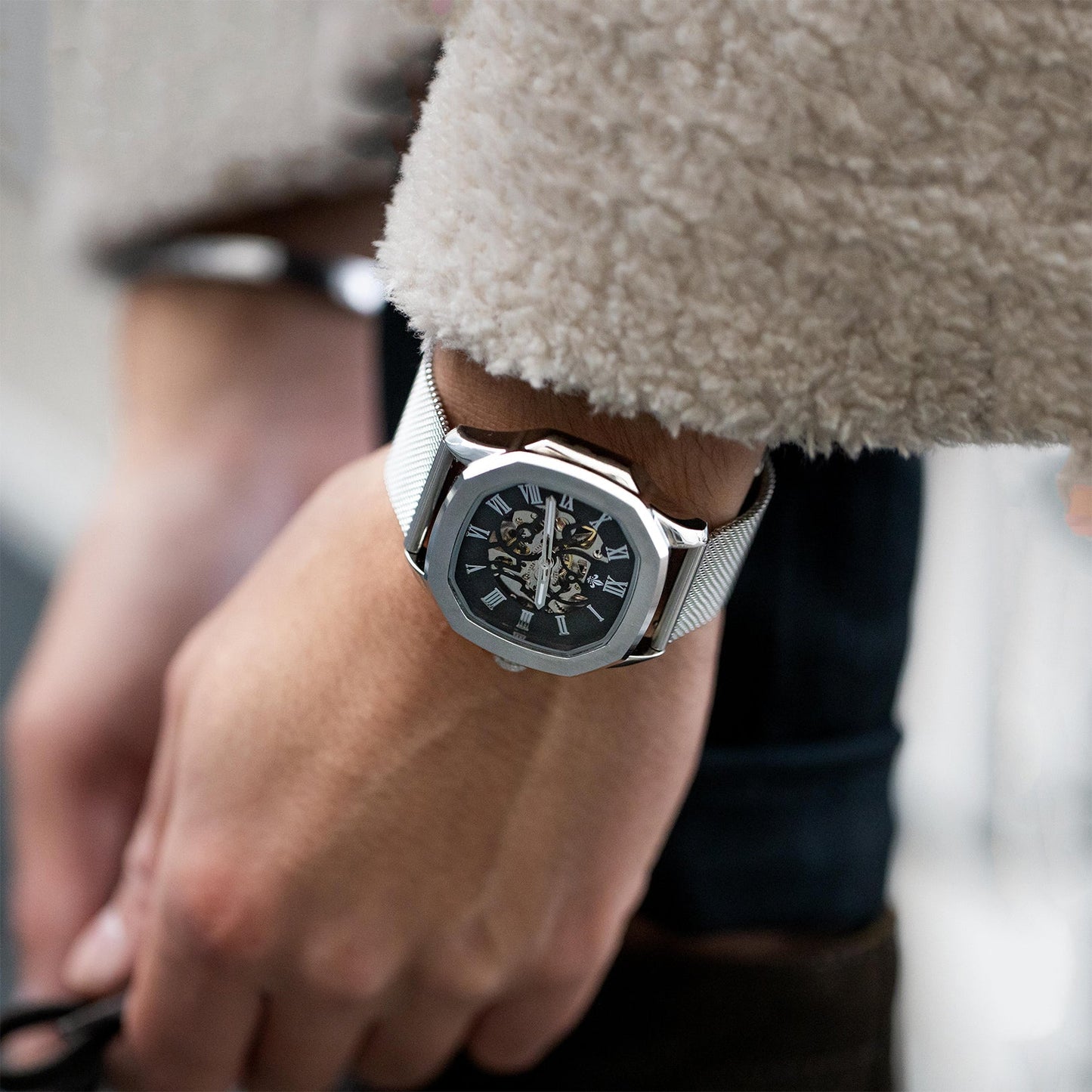 The Avalon Automatic Watch + Mesh Strap