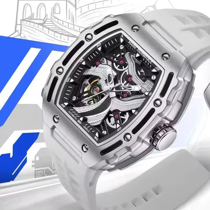 Mark Fairwhale 6870 FW-6870 Hollow Out Mechanical Wristwatch
