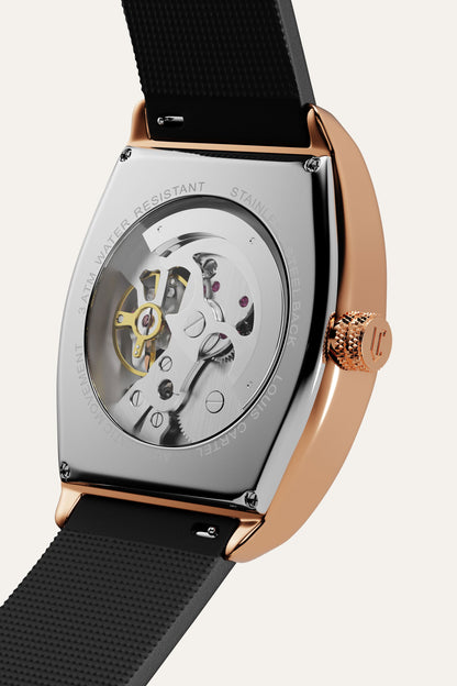 Onirique Skeleton Rose Gold Watch — Where Art Meets Time