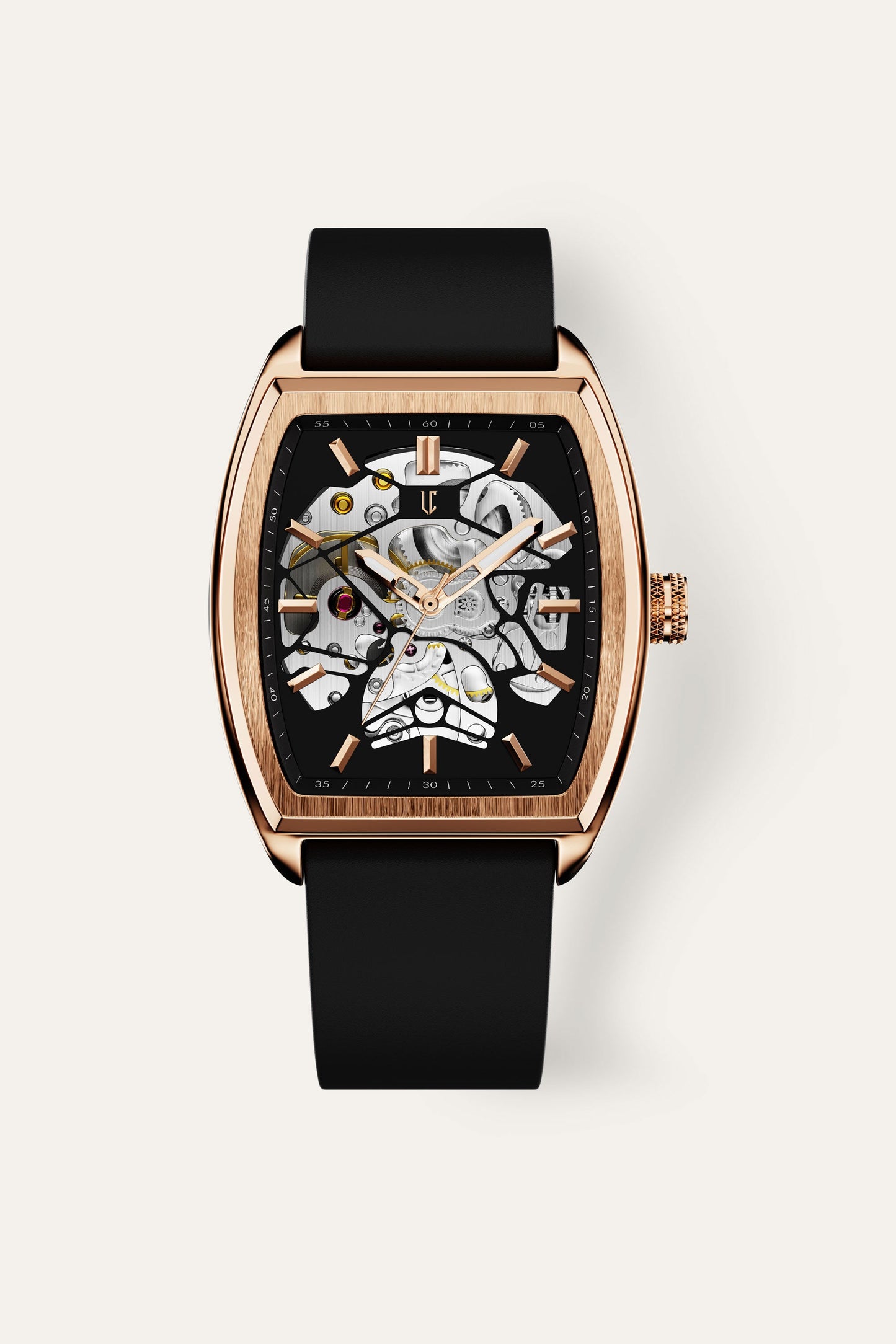 Onirique Skeleton Rose Gold Watch — Where Art Meets Time