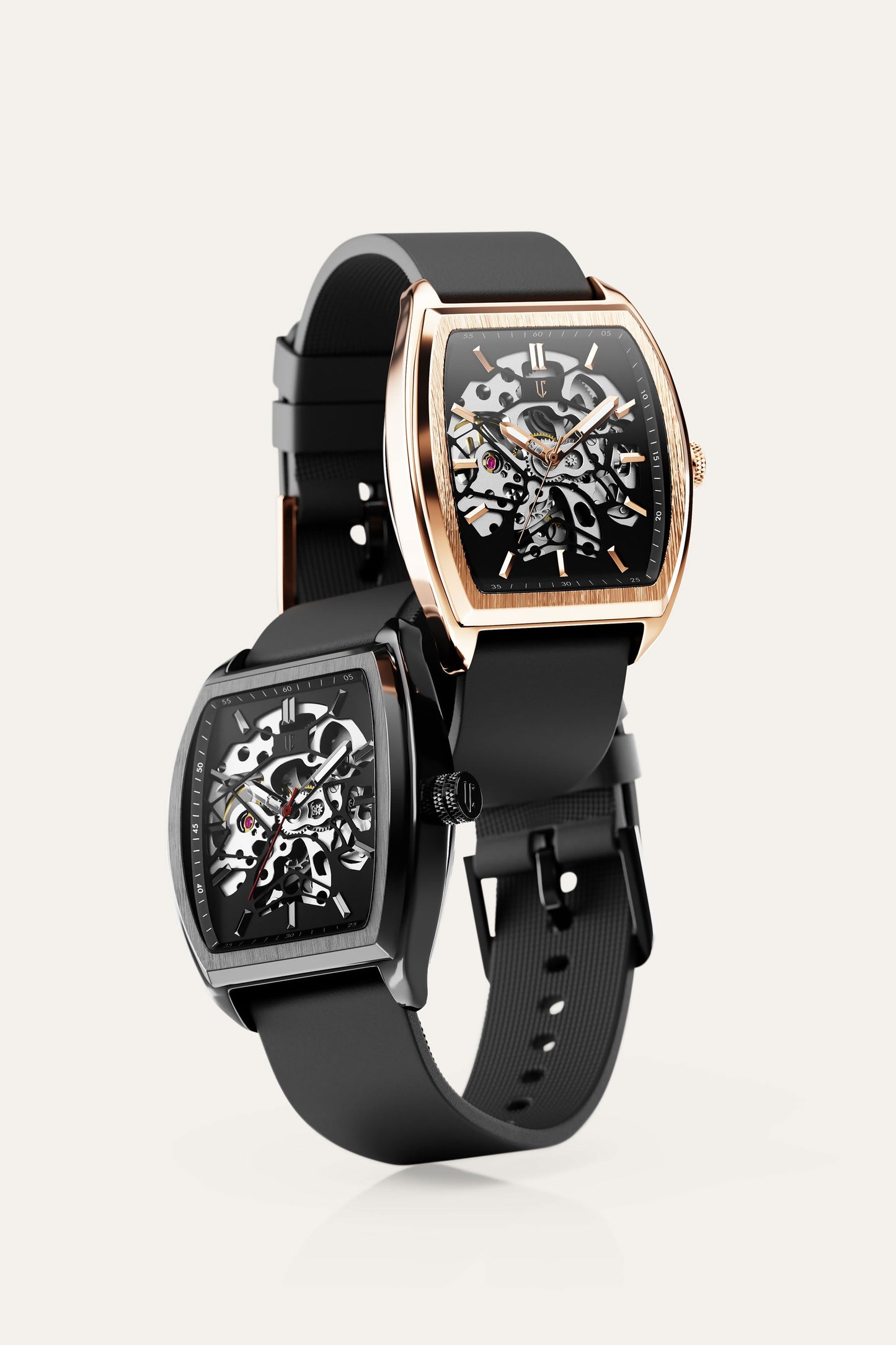 Onirique Skeleton Rose Gold Watch — Where Art Meets Time