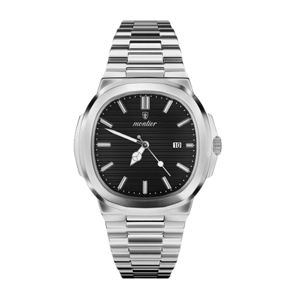 Sophisticated Minimalism in Stainless Steel Watch