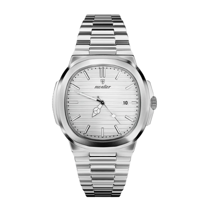 Sophisticated Minimalism in Stainless Steel Watch