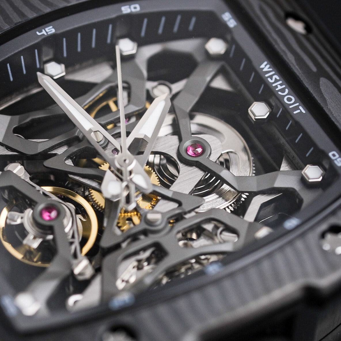 Aerial Prism Automatic Mechanical Skeleton Watch