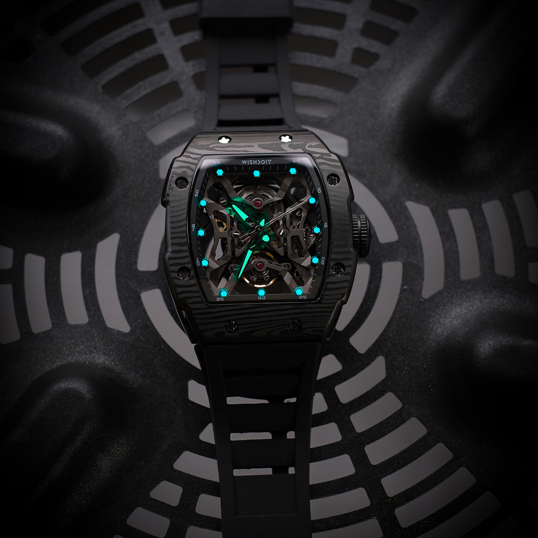 Aerial Prism Automatic Mechanical Skeleton Watch