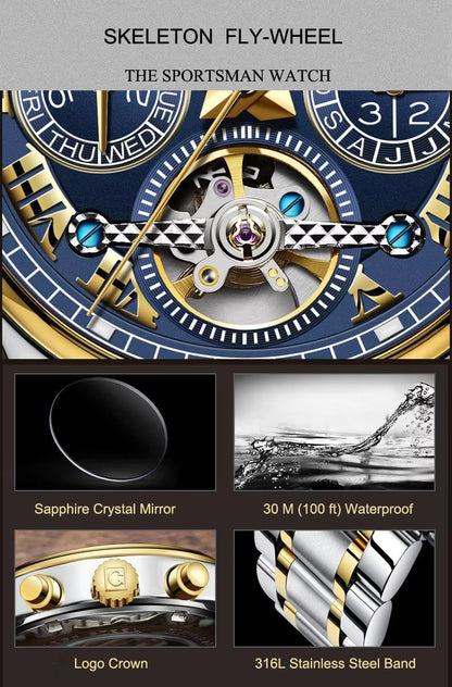 Carnival Swiss Automatic Men’s Watch – Where Luxury Meets Precision