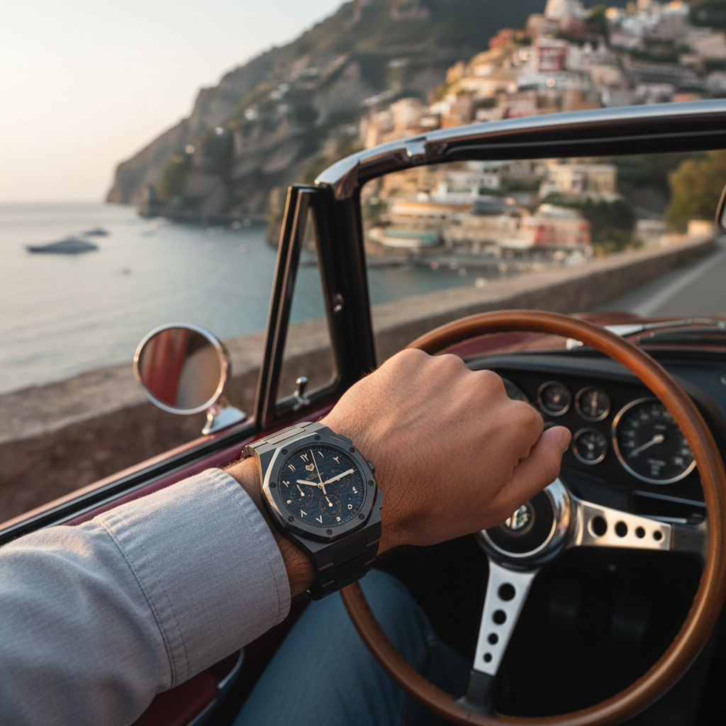 Royal Chronograph Black Edition Silver – Exclusive Collection