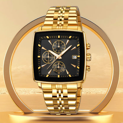 New Men's Multifunctional Waterproof Quartz Watch