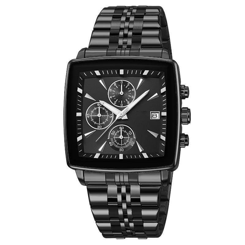 New Men's Multifunctional Waterproof Quartz Watch