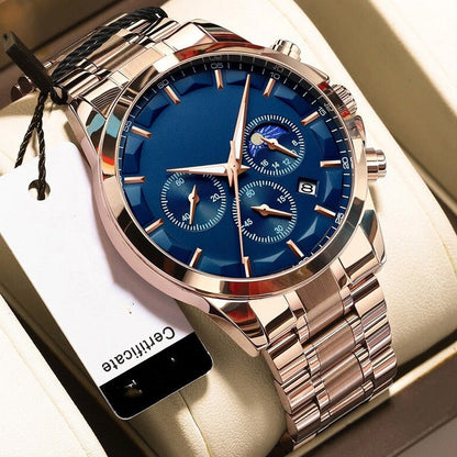 ⏳Time-limited Special⌛Men’s Quartz Stainless Steel Watch