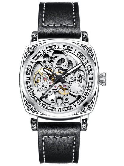 A Multifunctional Engraved Mechanical Watch