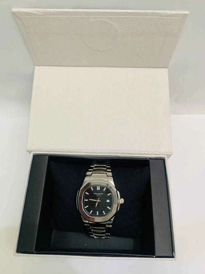 Imperial Noir – Signature Stainless Steel Watch for Men