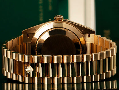 Day-Date 40 Yellow Gold Green Ombre Roman Numeral Dial