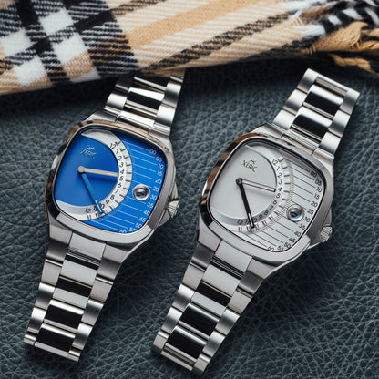 Timeline Retrograde Automatic Blue