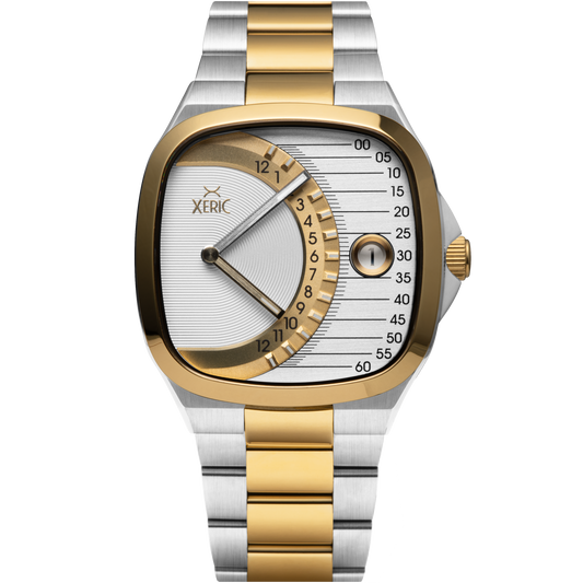 Timeline Retrograde Automatic Two-tone Gold Silver