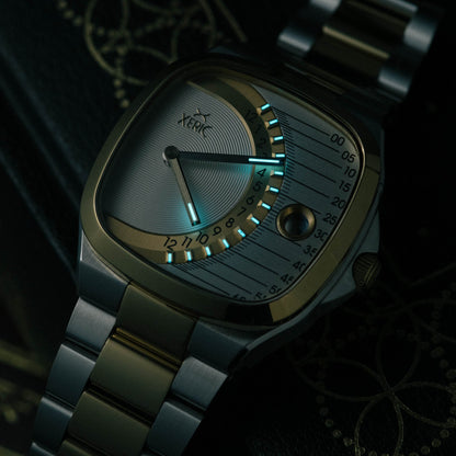 Timeline Retrograde Automatic Two-tone Gold Silver