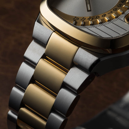 Timeline Retrograde Automatic Two-tone Gold Silver
