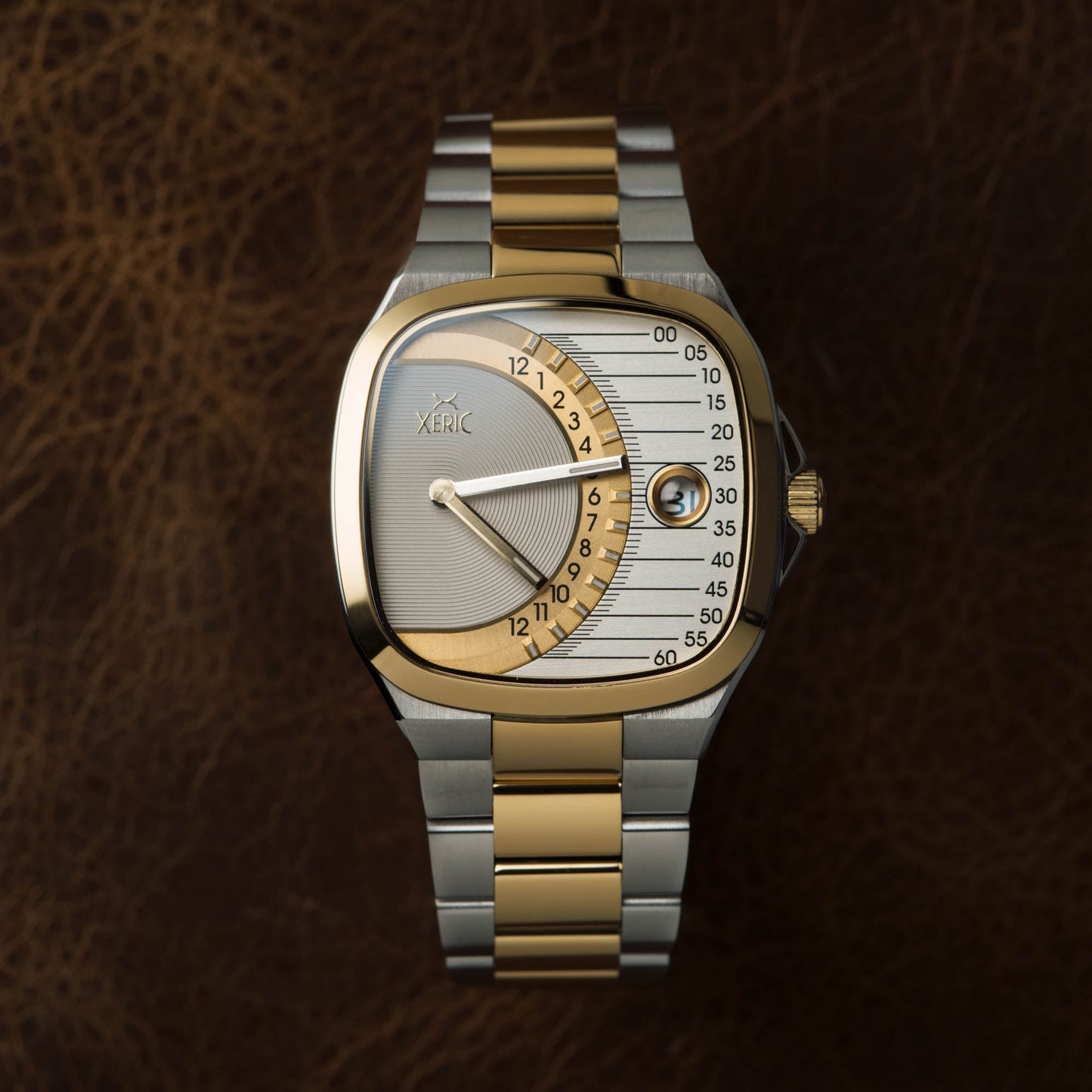 Timeline Retrograde Automatic Two-tone Gold Silver