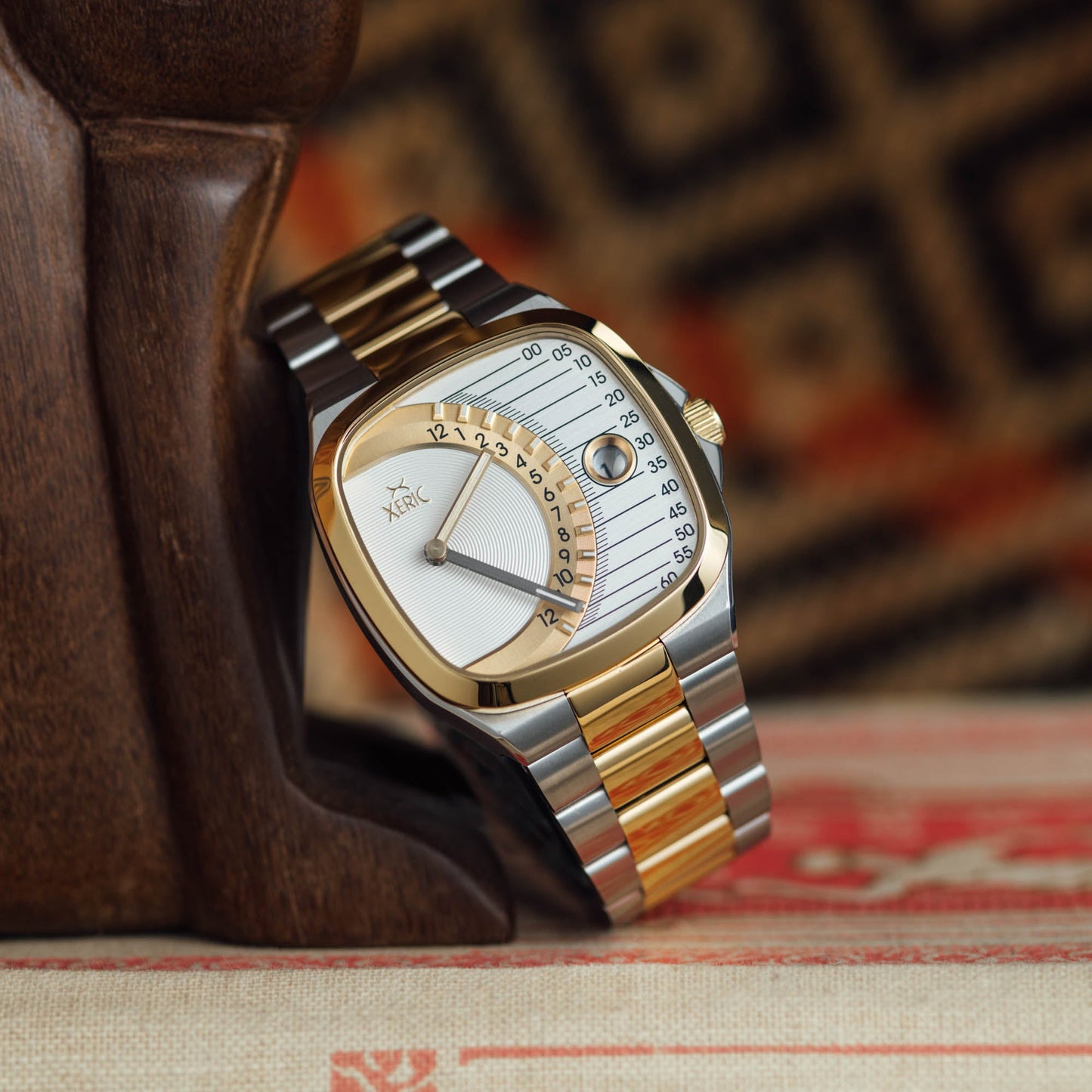 Timeline Retrograde Automatic Two-tone Gold Silver