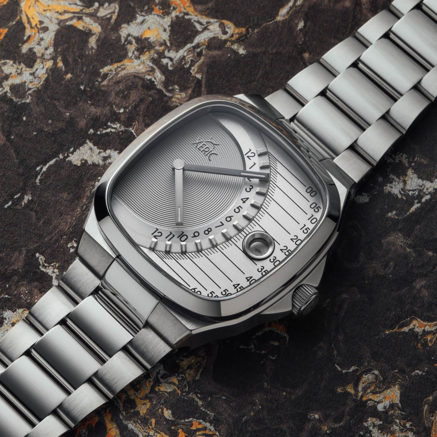 Timeline Retrograde Automatic All Silver