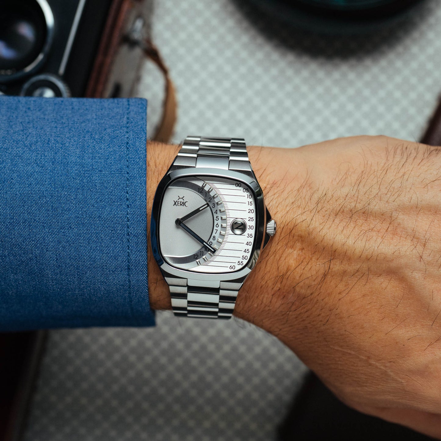 Timeline Retrograde Automatic All Silver