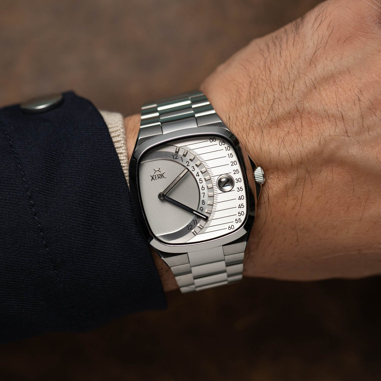 Timeline Retrograde Automatic All Silver